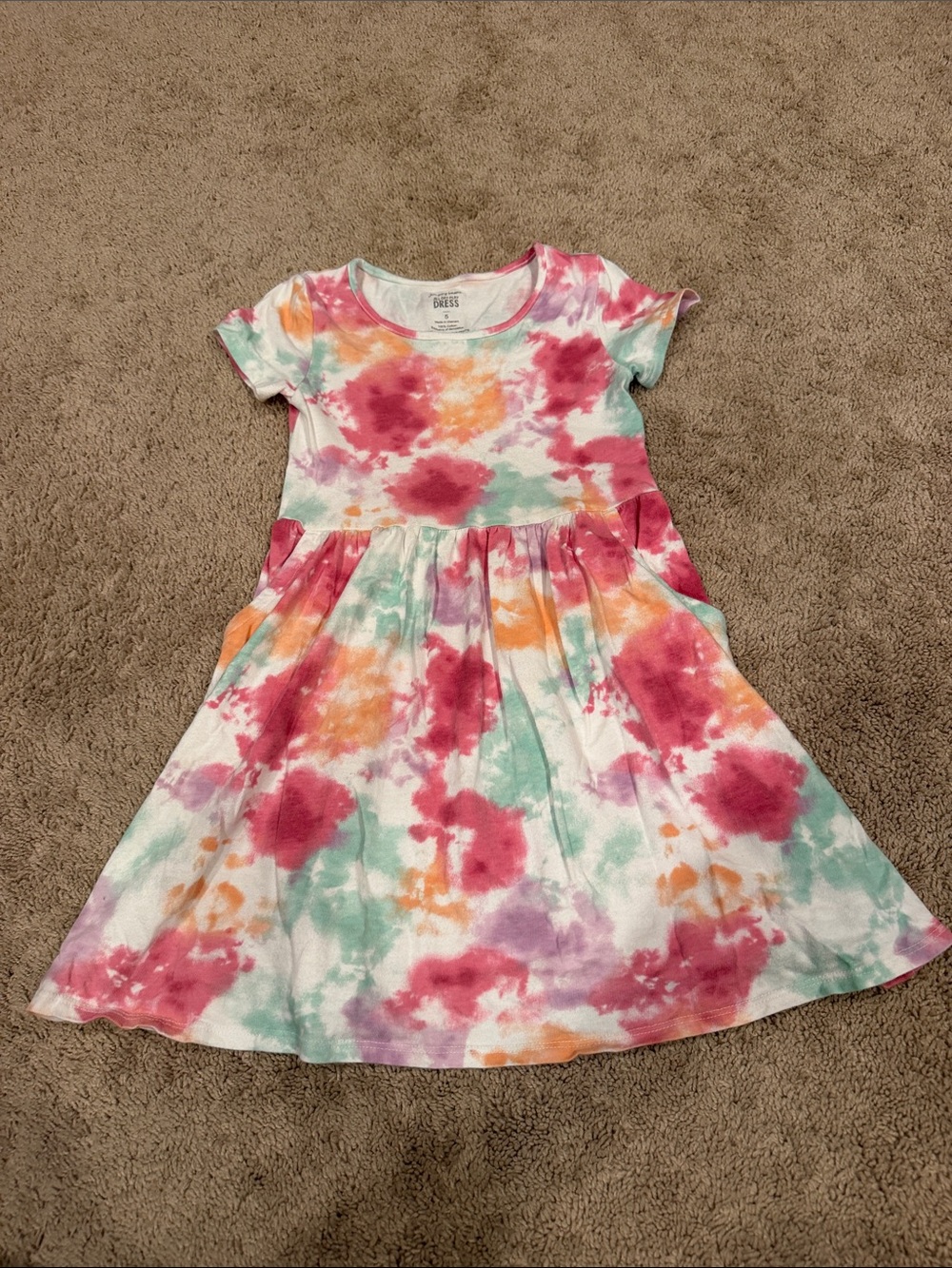 Girls Size 5 Tie Dye Dress